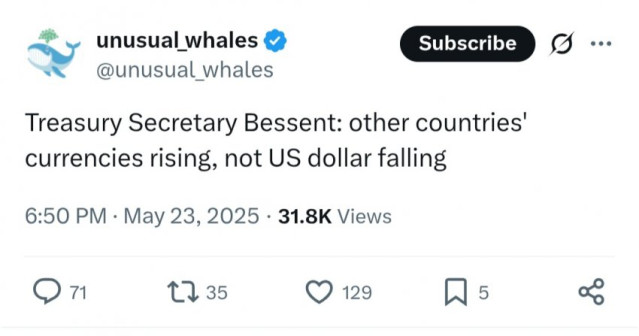 지금 미국 달러 가치가 떨어지고 있다구요?