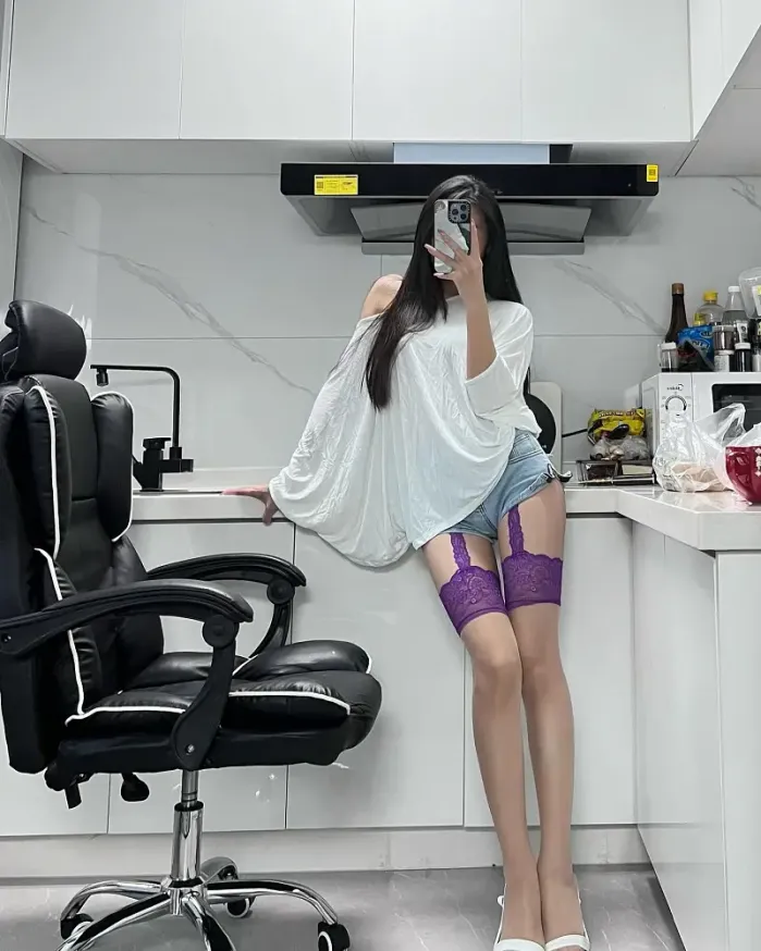 라벤더 가터벨트